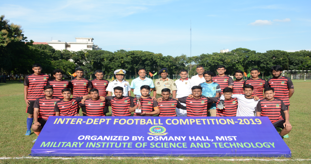 Inter-dept Football (Male) Competition-2019: Champion