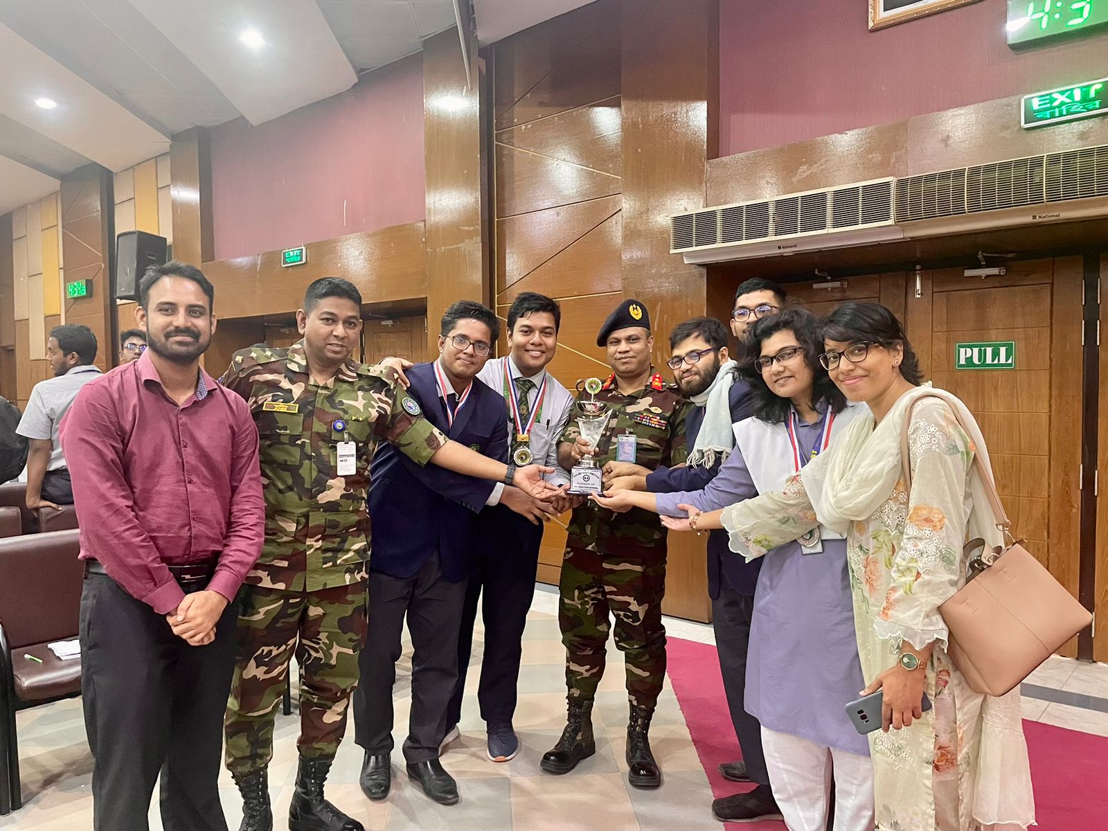 ME Dept 1st Runners-Up in Intra MIST Debate Competition 2022