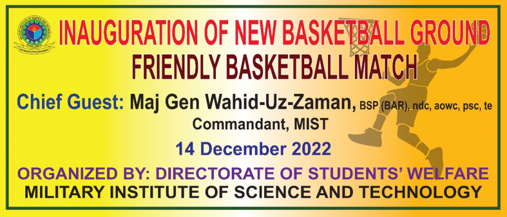 Inauguration of New Basketball Ground & Friendly Basketball Match